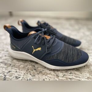 Puma Ignite NXT Spikeless Golf Shoes Waterproof Cage Blue Size 8.5 192225 04